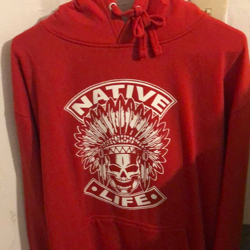 Red hoodie
